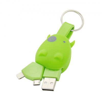 USB nabíjací redukcia - kľúčenka na Micro USB a Lightning IOS (Apple) 11