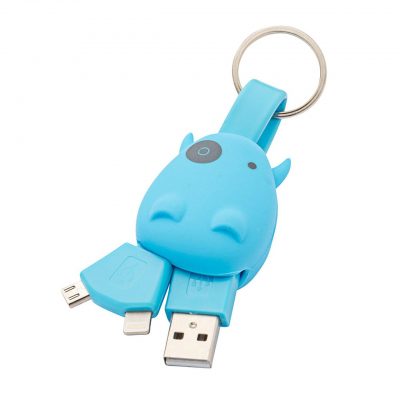 USB nabíjací redukcia - kľúčenka na Micro USB a Lightning IOS (Apple) 15