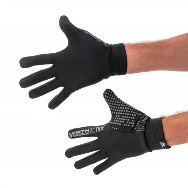 AS-1031OR unisex rukavice elastické reflexné DIHEN 5