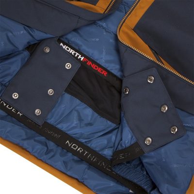 BU-3670SNW pánska bunda zateplená primaloft® izolácia eco black 3l na zimné aktivity ALDENY 47