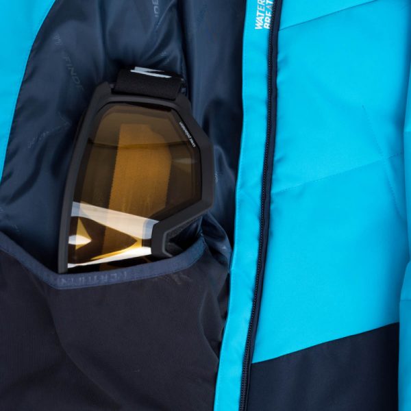 BU-4795SNW dámska bunda lyžiarska zateplená prešívaná s kožušinou NORTHENAS 10