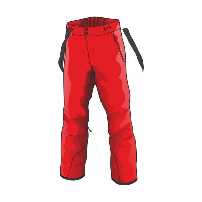 NO-3464SNW pánske nohavice zateplené lyžiarsky hardshell 2l KENDRICK 15