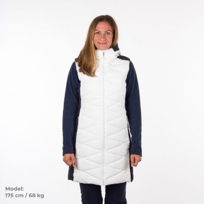 VE-4402SNW dámska trendová lyžiarska zateplená vesta ANGELINE 35