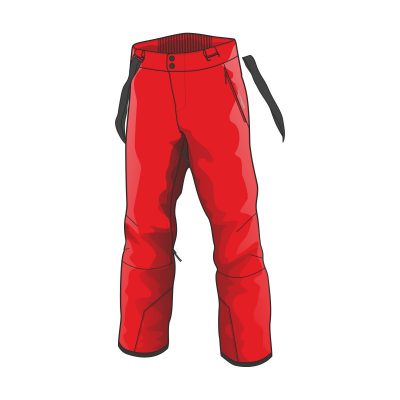 NO-3464SNW pánske nohavice zateplené lyžiarsky hardshell 2l KENDRICK 18